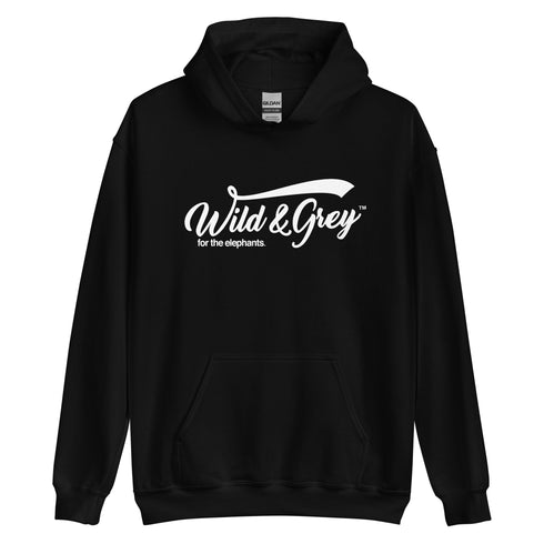 Retro Elephant Logo - Over Head Mens Hoodie